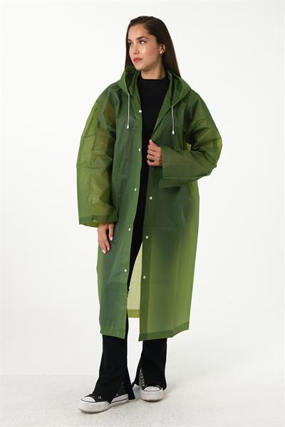 MV090-4 Haki Su Rüzgar Geçirmez Yağmurluk