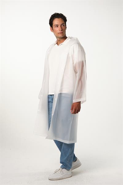 MV090-6 Beyaz Su Rüzgar Geçirmez Yağmurluk