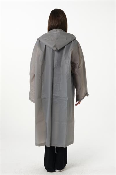 MV090-7 Gri Su Rüzgar Geçirmez Yağmurluk