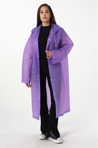 MV090-9 Mor Su Rüzgar Geçirmez Yağmurluk