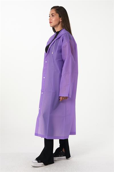 MV090-9 Mor Su Rüzgar Geçirmez Yağmurluk