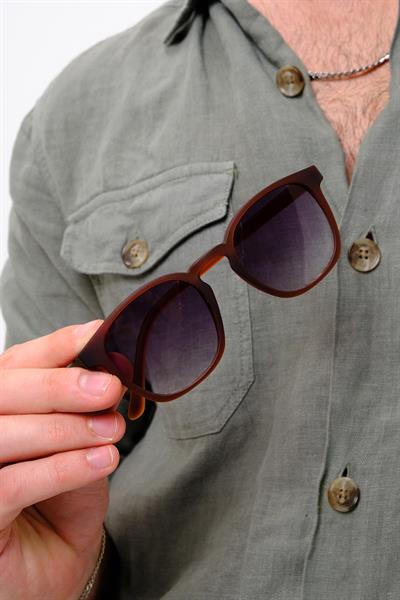 MV10073-2 Kahverengi Erkek Güneş Gözlüğü