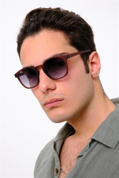 MV10073-2 Kahverengi Erkek Güneş Gözlüğü