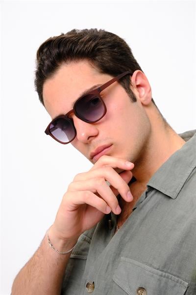 MV10073-2 Kahverengi Erkek Güneş Gözlüğü