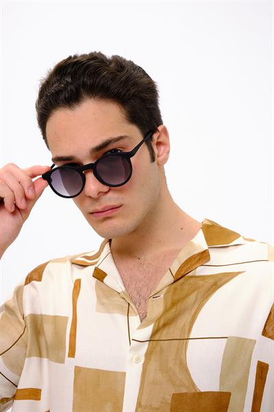 MV10085 Mat Oval Erkek Güneş Gözlüğü