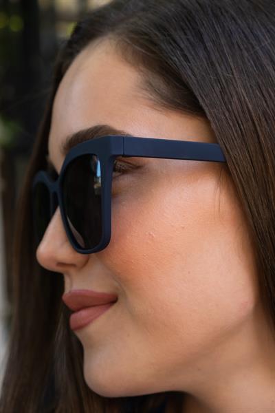 MV10098-3 Mat Lacivert Kadın Güneş Gözlüğü