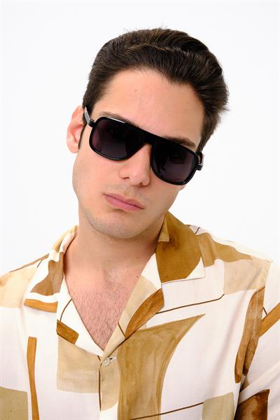 MV10115 Siyah Çerçeve Erkek Güneş Gözlüğü