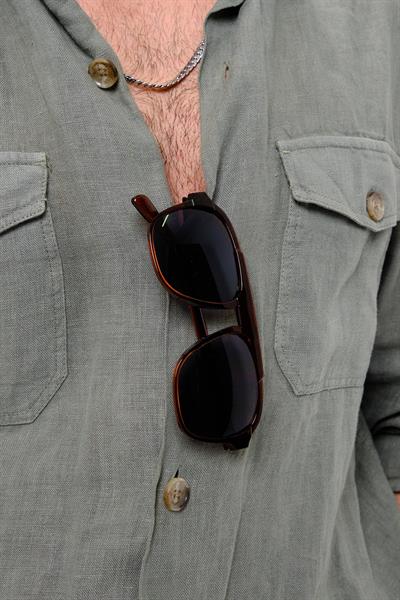 MV10119-2 Kahverengi Erkek Güneş Gözlüğü