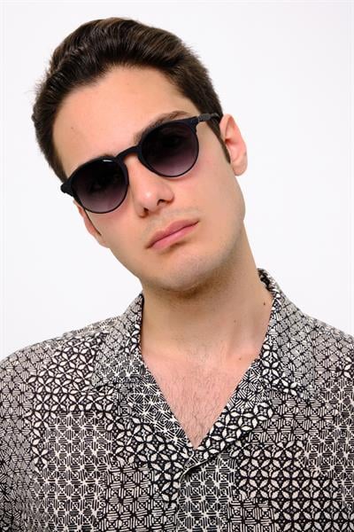 MV10123 Mat Siyah Erkek Güneş Gözlüğü