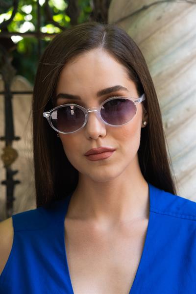 MV10135-3 Şeffaf Degrade Kadın Güneş Gözlüğü