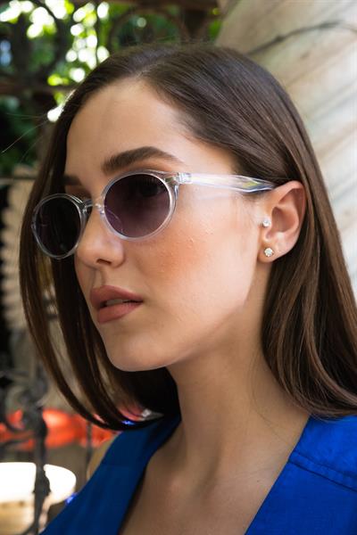 MV10135-3 Şeffaf Degrade Kadın Güneş Gözlüğü