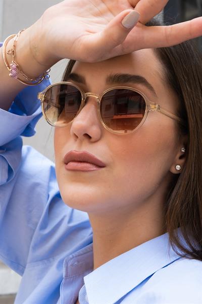 MV1036-3 Bal Rengi Kadın Güneş Gözlüğü