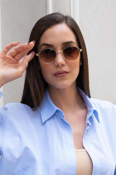 MV1036-3 Bal Rengi Kadın Güneş Gözlüğü