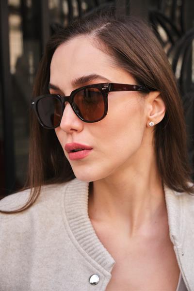 MV13021- Kahverengi Kadın Güneş Gözlüğü