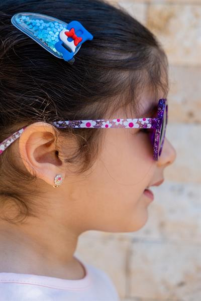 MV141 Simli Mor Uv400 Korumalı Çocuk Güneş Gözlüğü