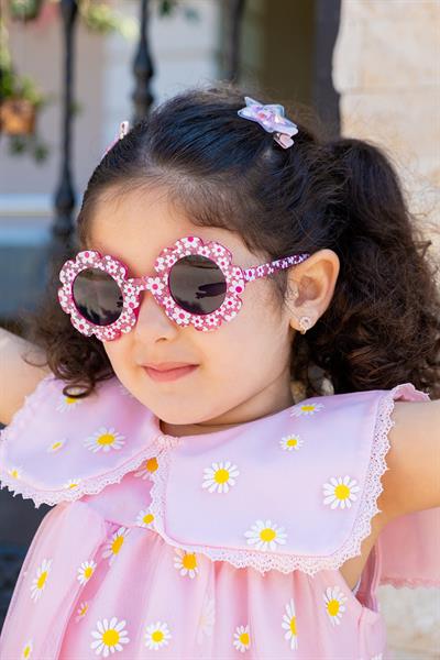 MV142 Pembe Papatya Uv400 Korumalı Çocuk Güneş Gözlüğü
