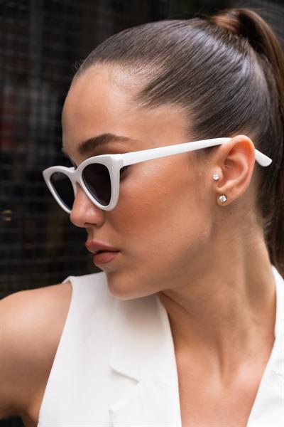 MV18193-3 Beyaz Cat Kadın Güneş Gözlüğü