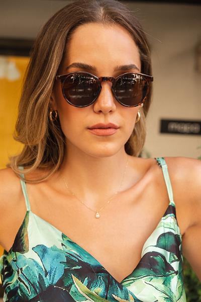 MV19769-2 Leopar Kadın Güneş Gözlüğü