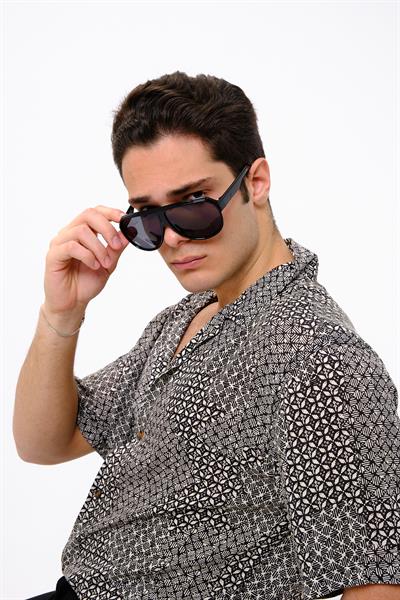 MV19818-84 Siyah Erkek Güneş Gözlüğü