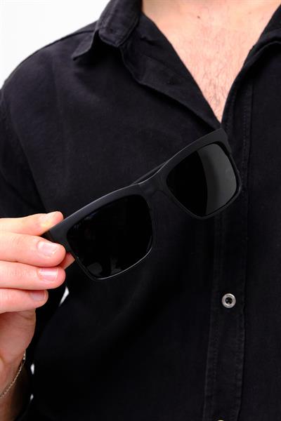 MV2013 Mat Siyah Erkek Güneş Gözlüğü