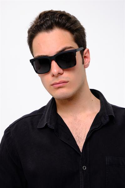 MV2013 Mat Siyah Erkek Güneş Gözlüğü