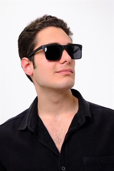 MV2013 Mat Siyah Erkek Güneş Gözlüğü