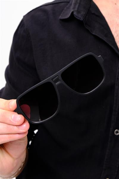 MV2021-1 Mat Siyah Erkek Güneş Gözlüğü