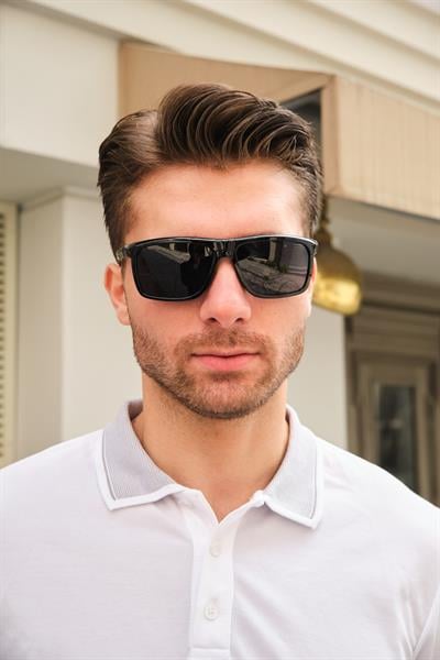 MV2140P1 Polarize Siyah Erkek Güneş Gözlüğü