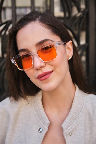 MV24145-1 Turuncu Kadın Güneş Gözlüğü
