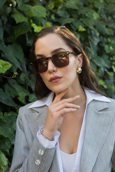 MV24163-3 Kahverengi Unisex Güneş Gözlüğü