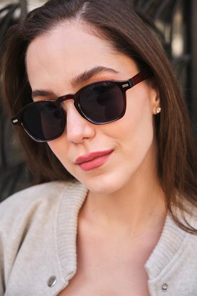 MV24164-2 Kahverengi Unisex Güneş Gözlüğü