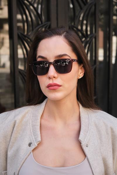 MV24166-1 Kahverengi Unisex Güneş Gözlüğü