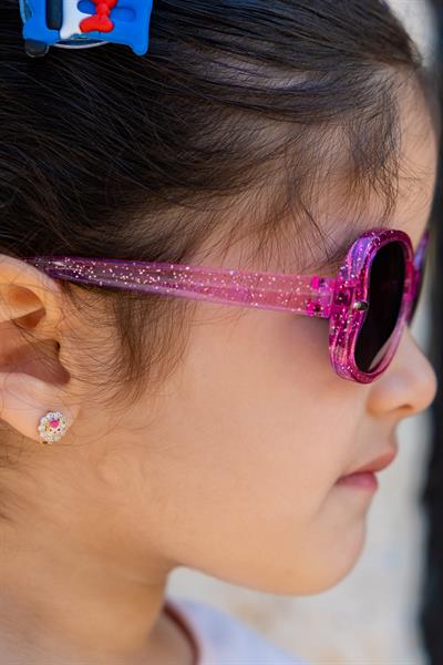 MV25013 Simli Pembe Uv400 Korumalı Çocuk Güneş Gözlüğü