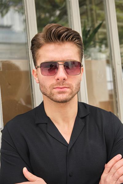 MV2585-1 Kahverengi Erkek Güneş Gözlüğü