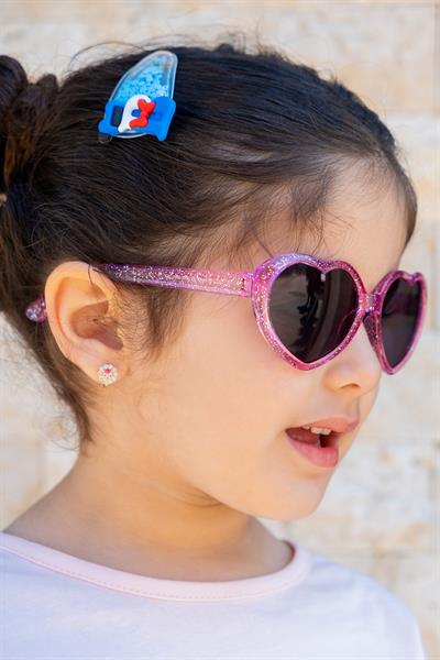 MV47-005 Kalp Uv400 Korumalı Çocuk Güneş Gözlüğü