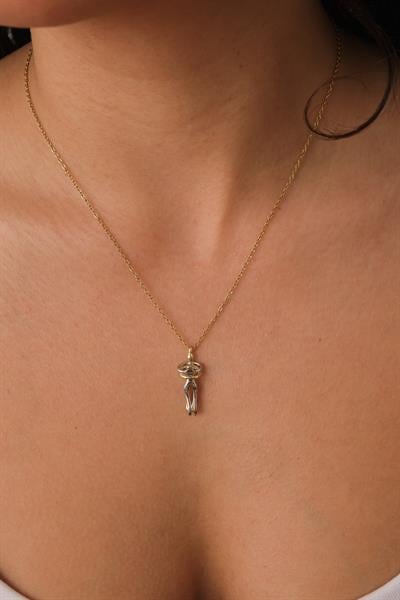 Sarılan Çift Kolye