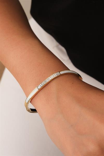 Taşlı Kelepçe Bileklik