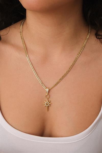 Taşlı Kutup Yıldızı Kolye