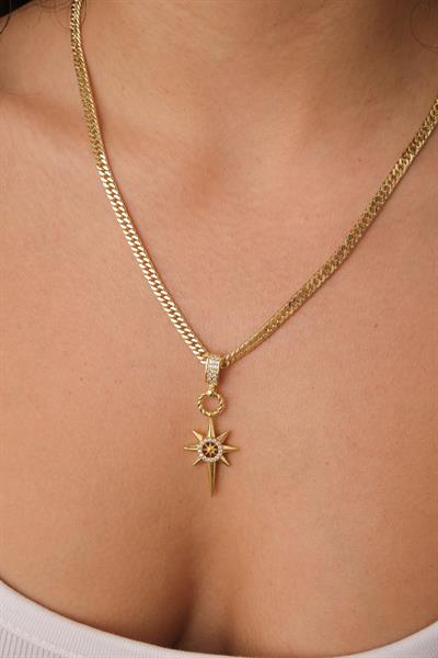 Taşlı Kutup Yıldızı Kolye