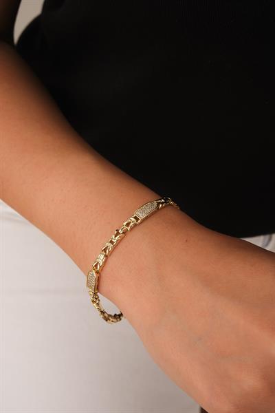 Taşlı Örgü Bileklik