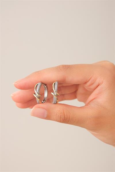 Taşlı Sarmaşık Küpe