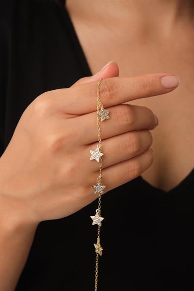 Taşlı Yıldız Bileklik