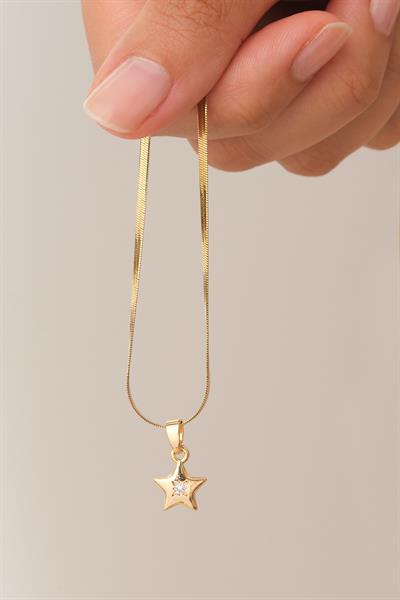 Taşlı Yıldız Kolye