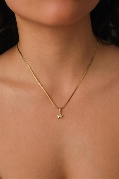 Taşlı Yıldız Kolye