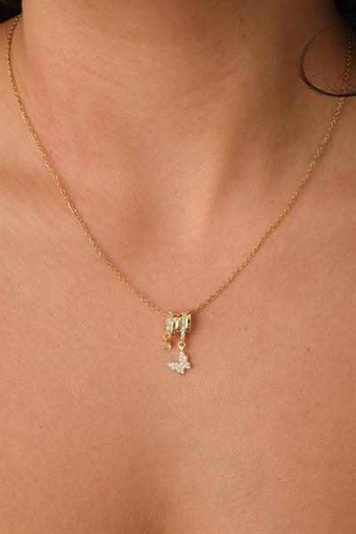 Tektaş Kelebek Kolye