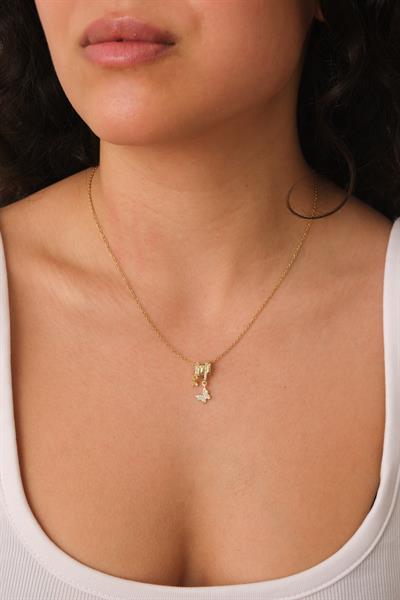 Tektaş Kelebek Kolye