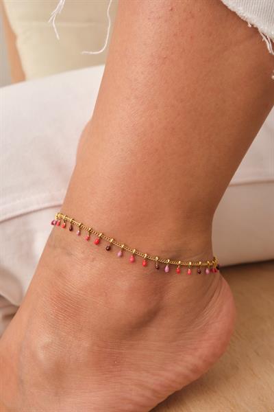 Ucu Renkli Zincir Halhal