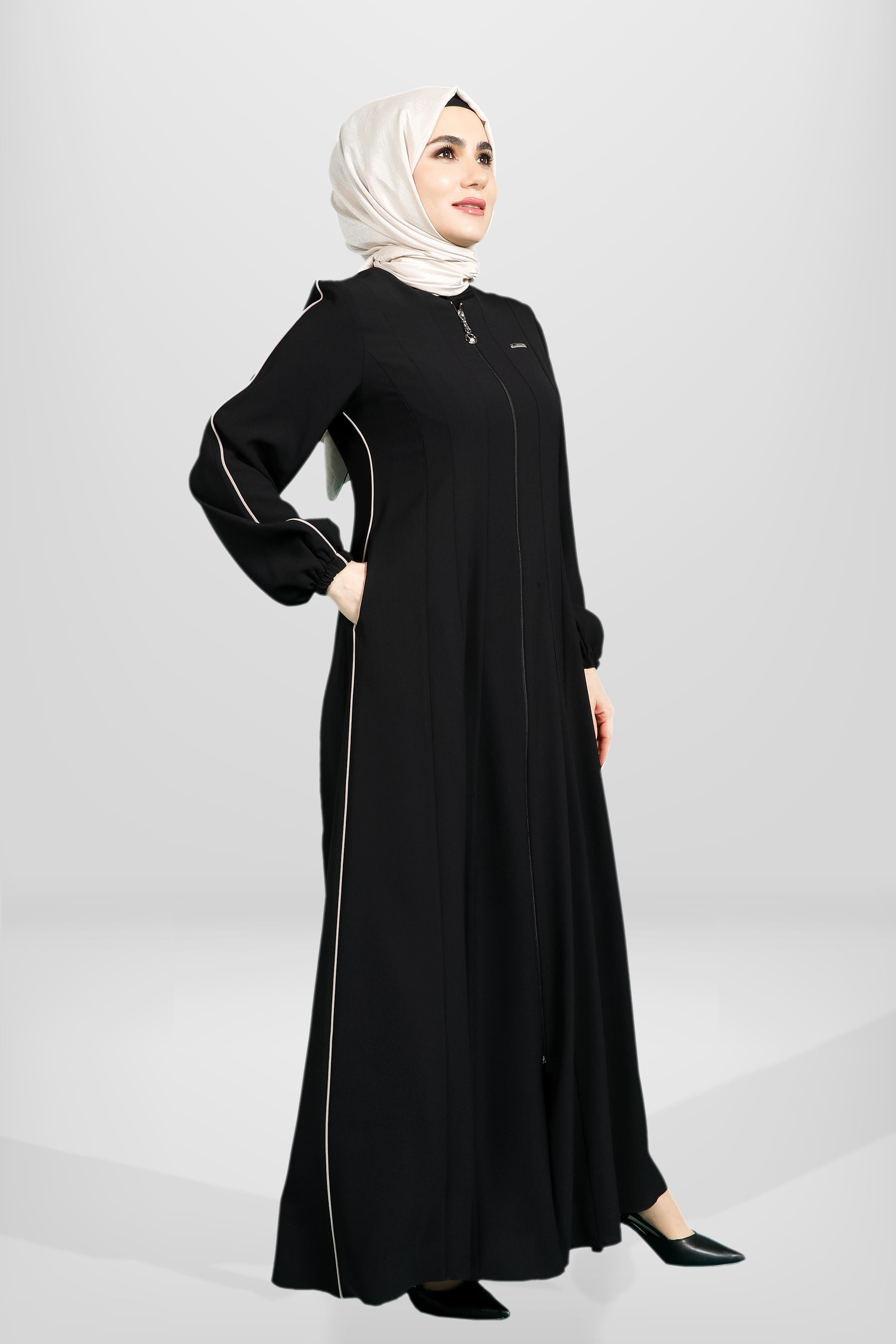 Beyza-3902 FERACE KLOŞ SİYAH