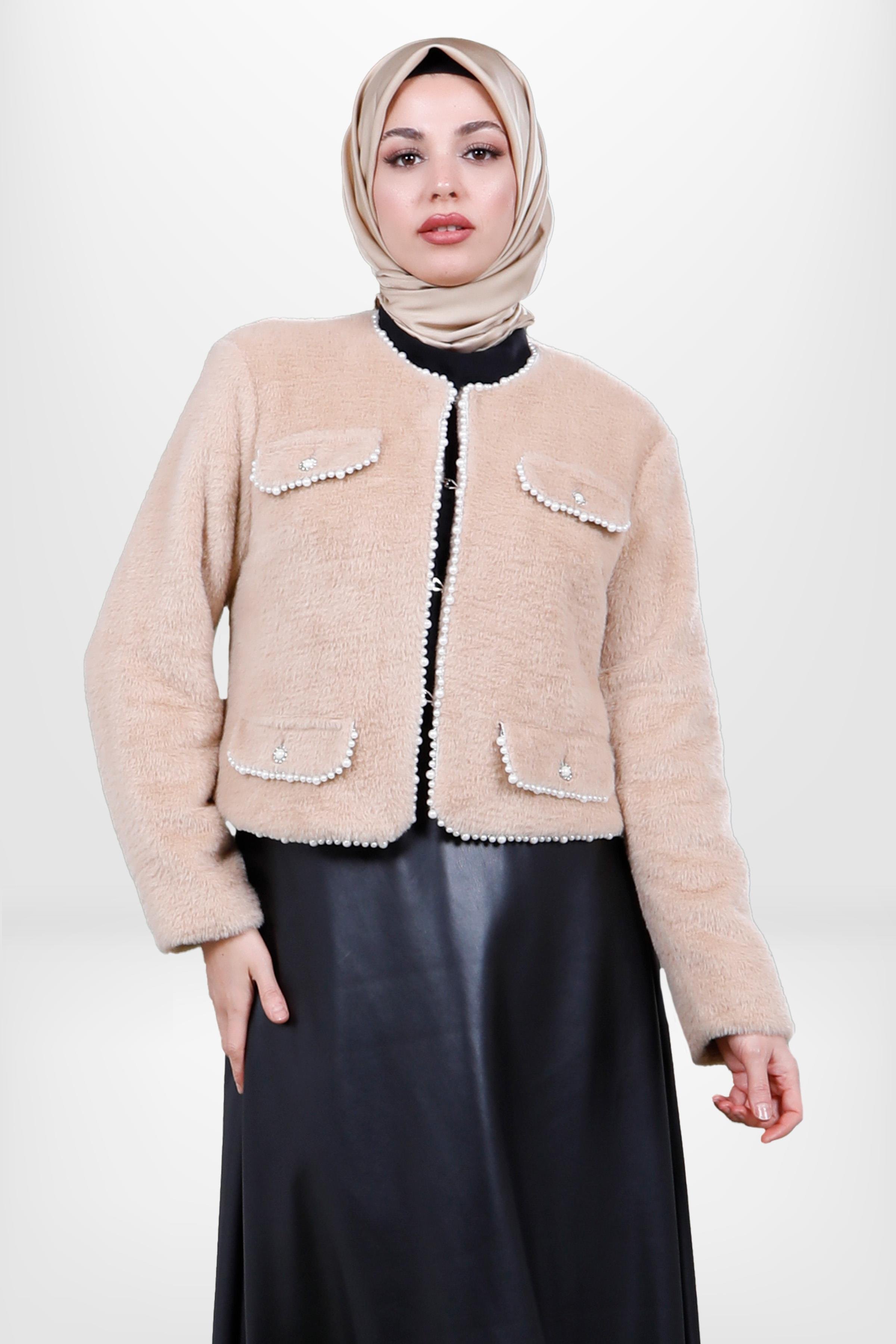 Markasız-4092 CEKET VİZON