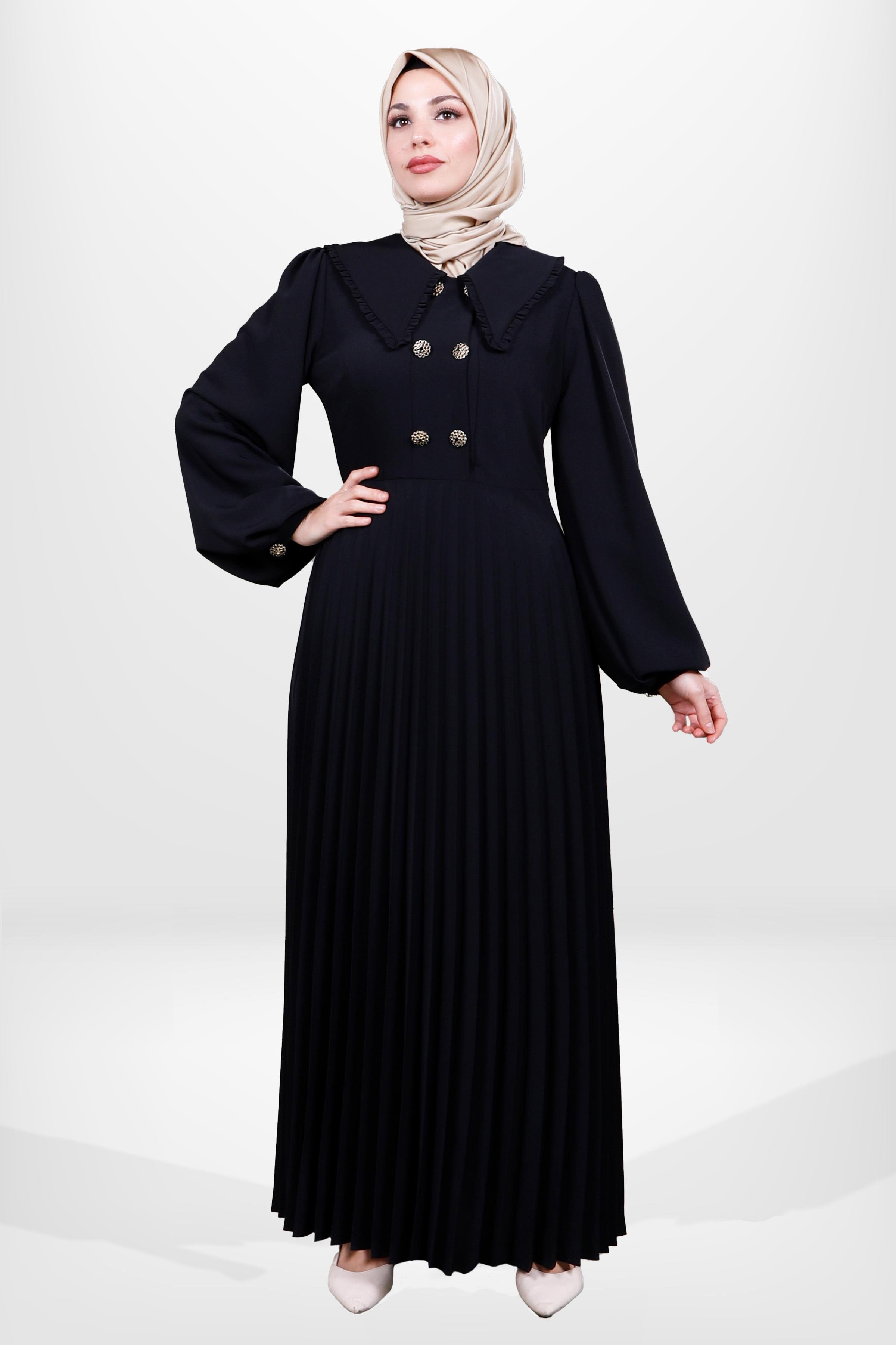 Beyza-5564 ELBİSE SİYAH